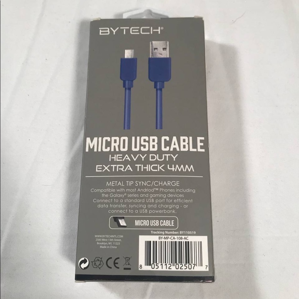 Bytech Micro USB 10 Ft Cable - Picture 2 of 3
